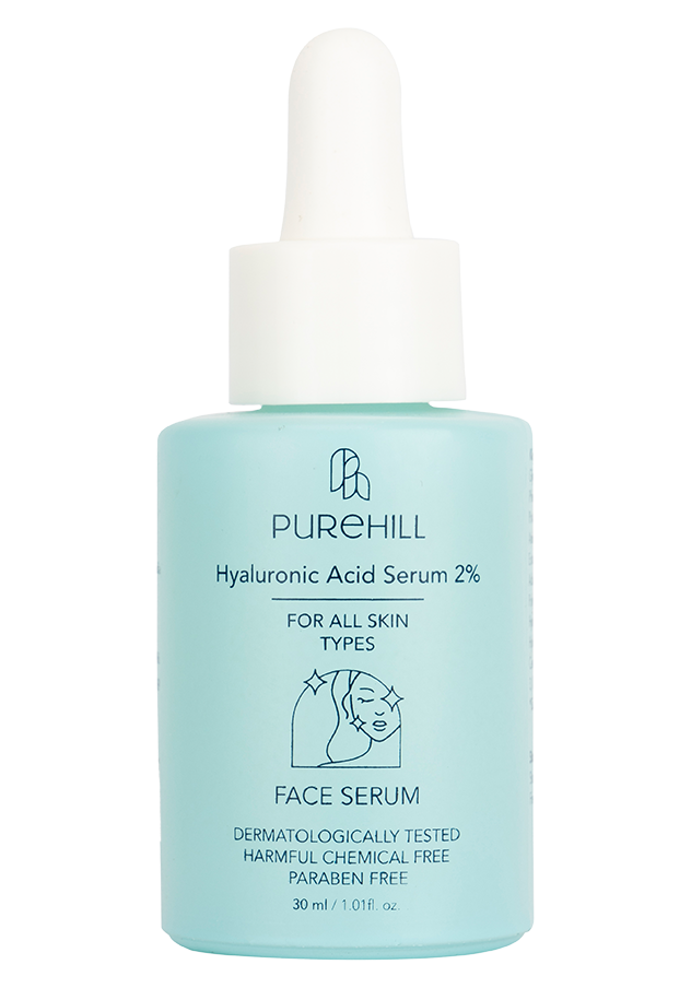Purehill 2% Hyaluronic Acid Serum, hyaluronic acid serum for dry skin, Hyaluronic Acid Serum Fro Hydrated Skin