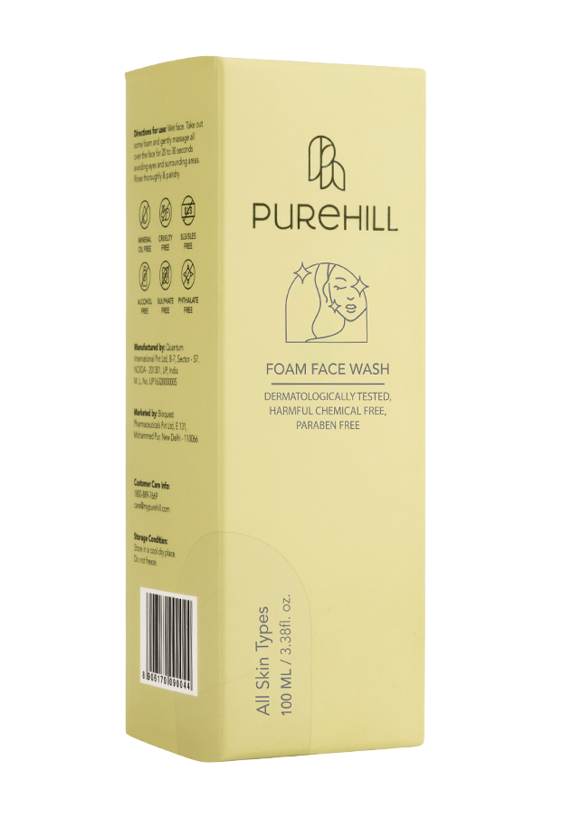 Foam Face Wash, Best Foam Face Wash, best foam face wash for men | Purehill