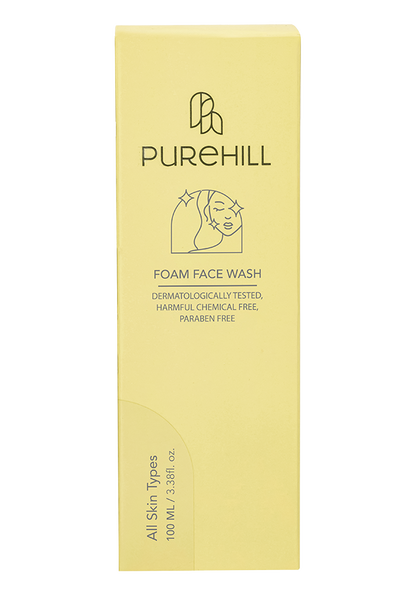 Foam Face Wash, foam face wash for supple skin, Best foam face wash for supple skin | Purehill