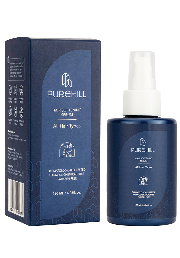Hair Softening Serum All Hair Types, Best Hair Softening Serum, Hair smoothing serum in india | Purehill