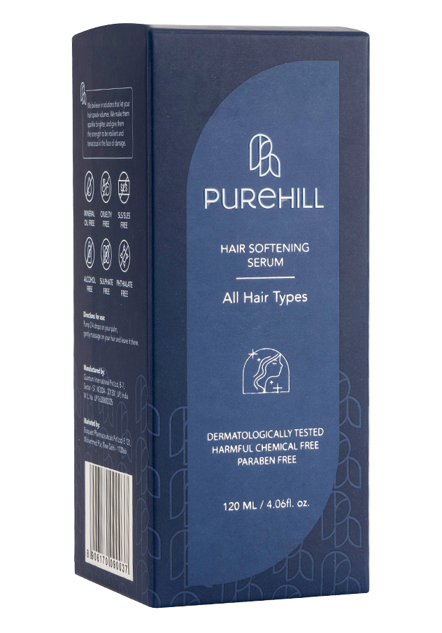 Hair Softening Serum, Best Hair Softening Serum, hair smoothing serum for hair hydration, best hair serum for damaged hair | Purehill