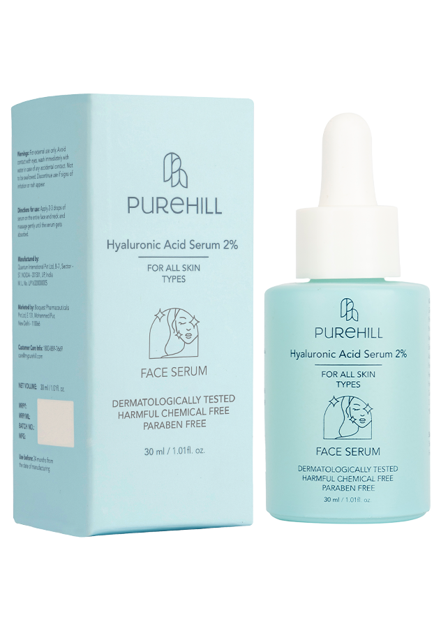 Hyaluronic Acid Serum, Best Hyaluronic Acid Serum, Hyaluronic Acid Serum 2%, Hyaluronic Acid Serum for Face | Purehill