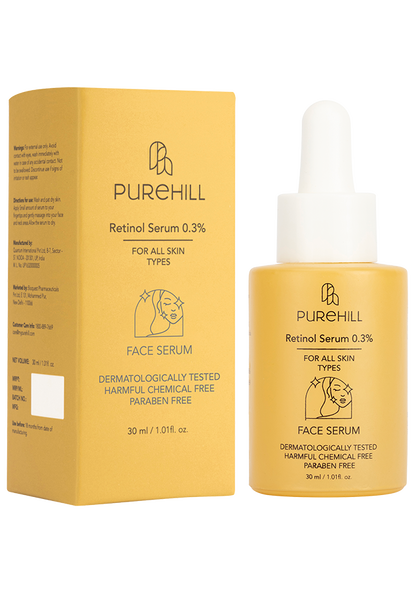 Retinol Serum 0.3% for All Skin, Retinol Serum 0.3% for Your Skin, Face Serum  | Purehill