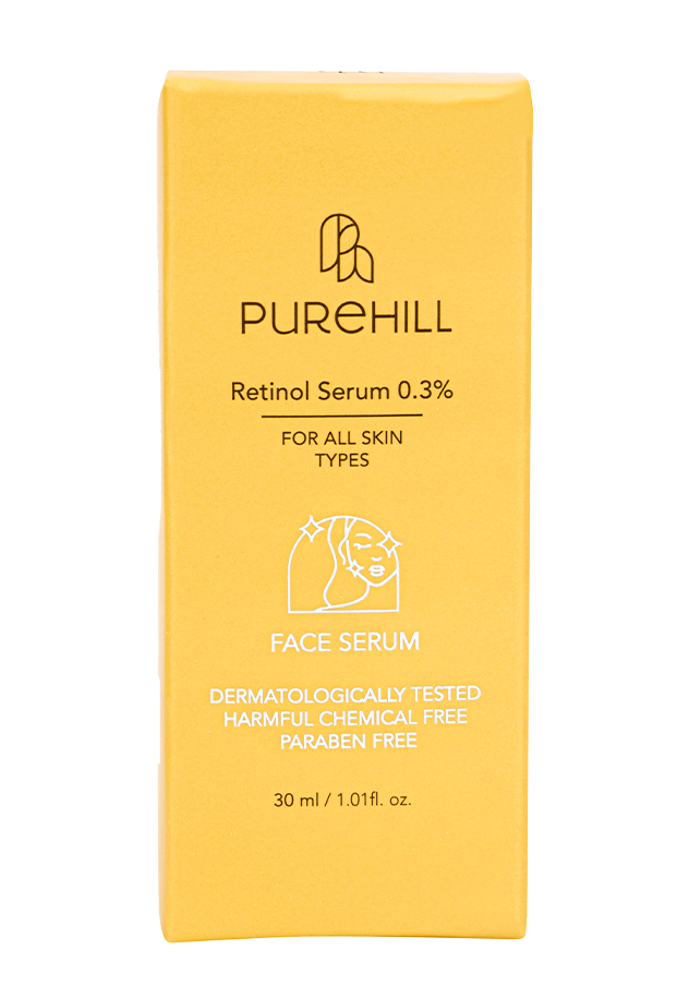 Retinol Serum 0.3%, Best Retinol Serum 0.3%, Retinol Serum, Face Serum | Purehill